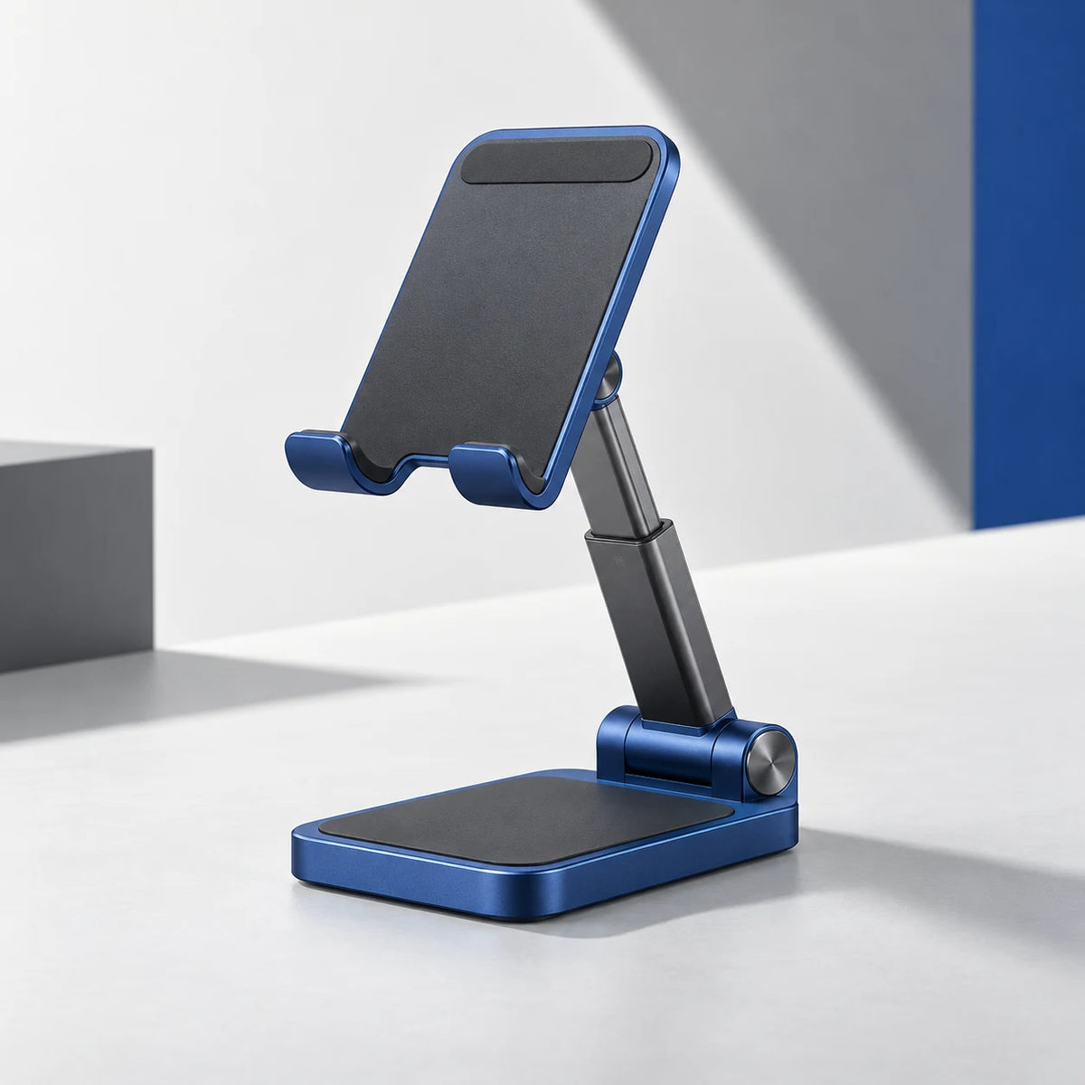 Compact Folding Phone Stand — full product set