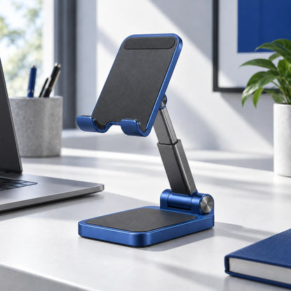 Compact Folding Phone Stand — in an everyday setting