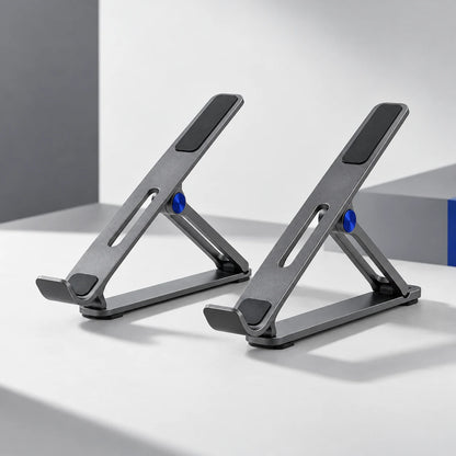 Foldable Aluminum Laptop Stand — full product set