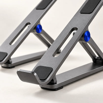 Foldable Aluminum Laptop Stand — material and construction detail