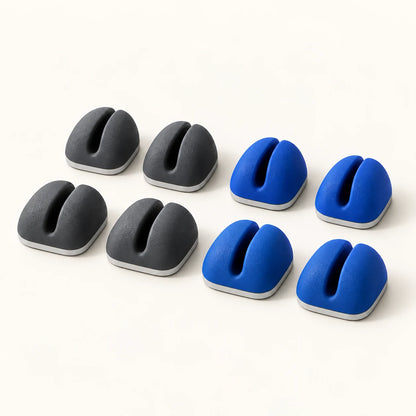 Silicone Cable Clip Set — complete set overview