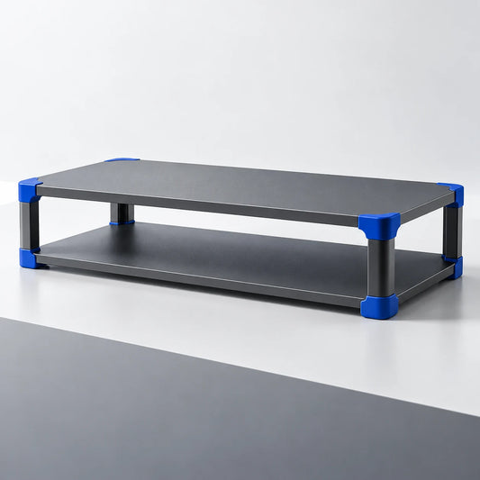 Stackable Monitor Riser — full product set