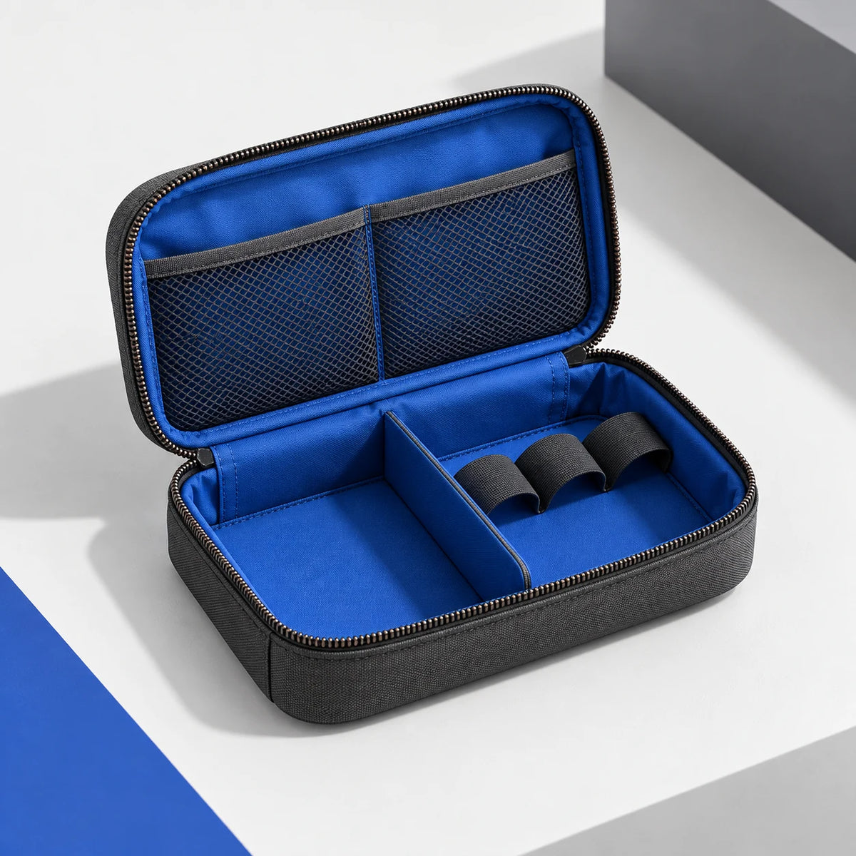 Structured Tech Organizer Pouch — full product set
